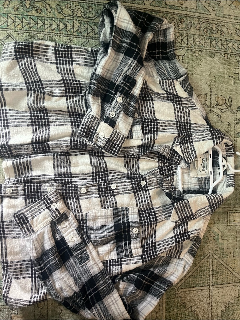 Slightly cropped flannel